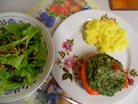 Menu 9 (vegetariánske).