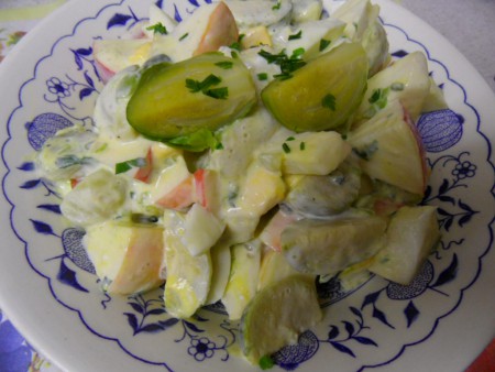 Šalát z ružičkového kelu.