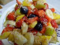 Ovocný šalát.